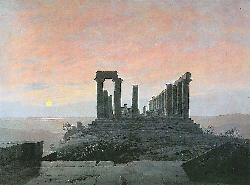 Caspar David Friedrich Der Tempel der Juno in Agrigent